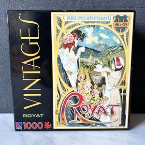 Vintages Royat Art Nouveau French Travel Poster 1000 Piece Puzzle NEW